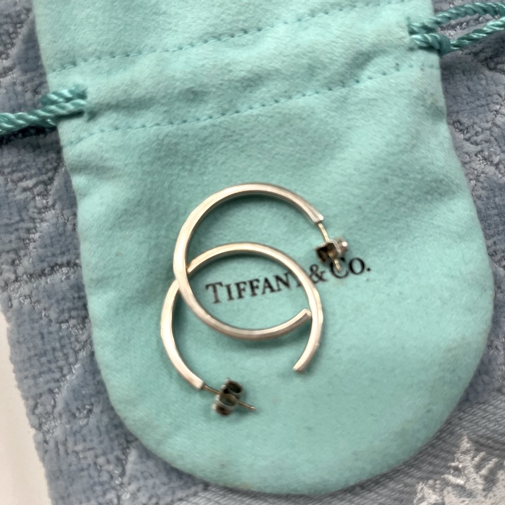 Tiffany hoop earrings